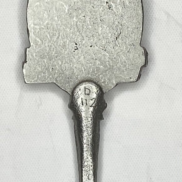John Hancock Center Chicago VTG 5" Pewter Spoon Travel Souvenir D112 WAPW (EUC) - Picture 4 of 6